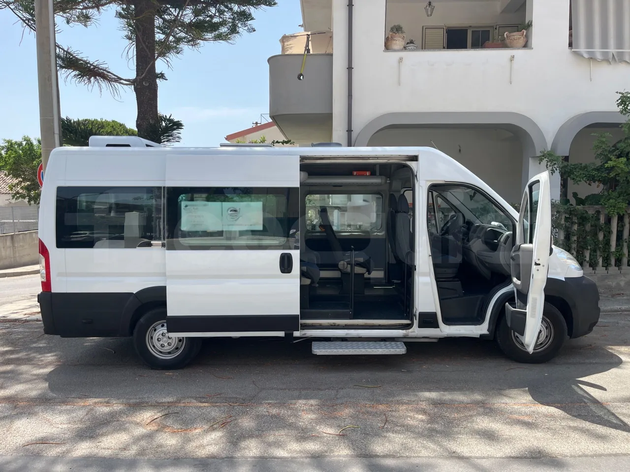 Fiat Ducato - right side doors open