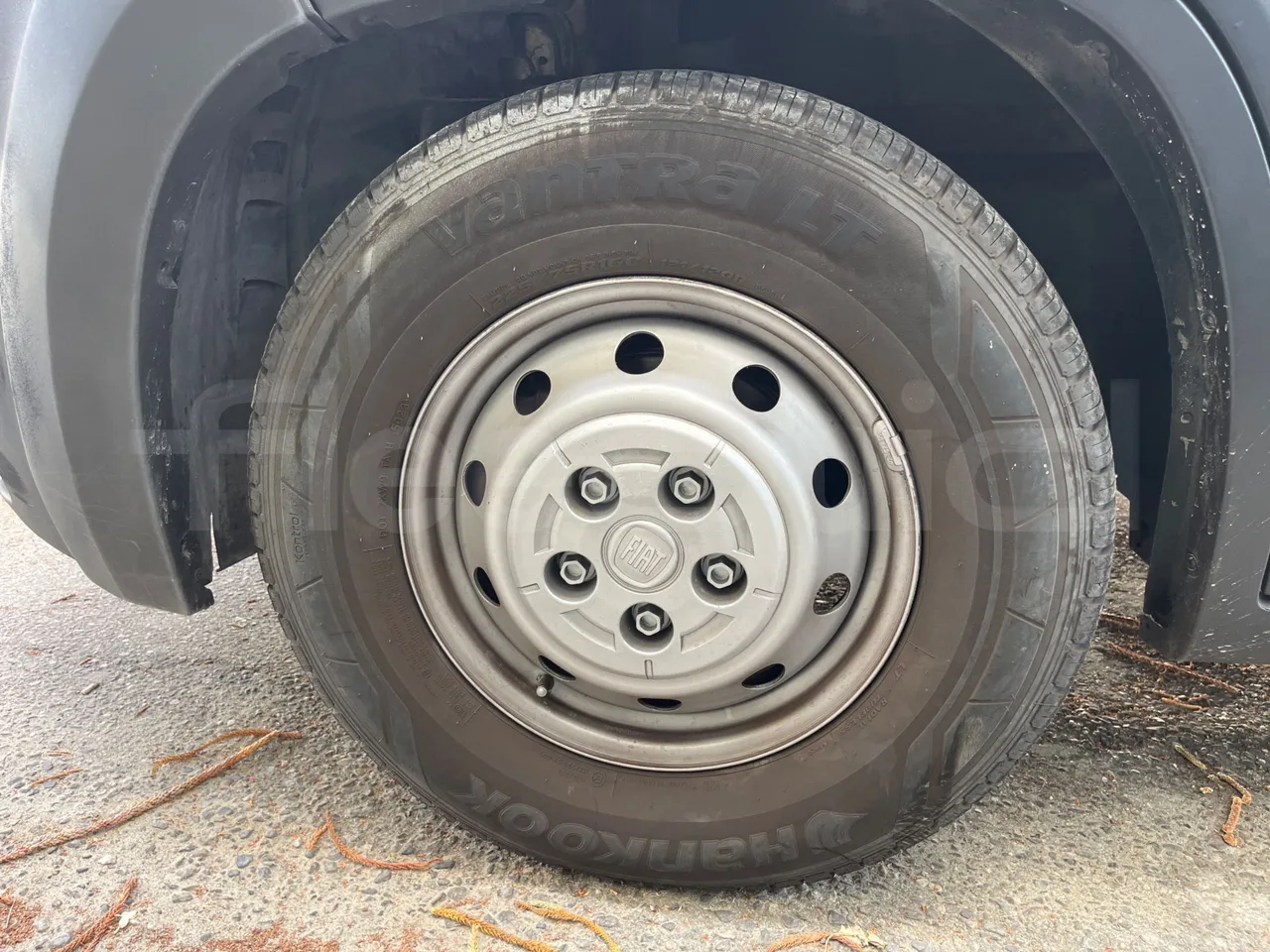 Fiat Ducato - front left tire measurements