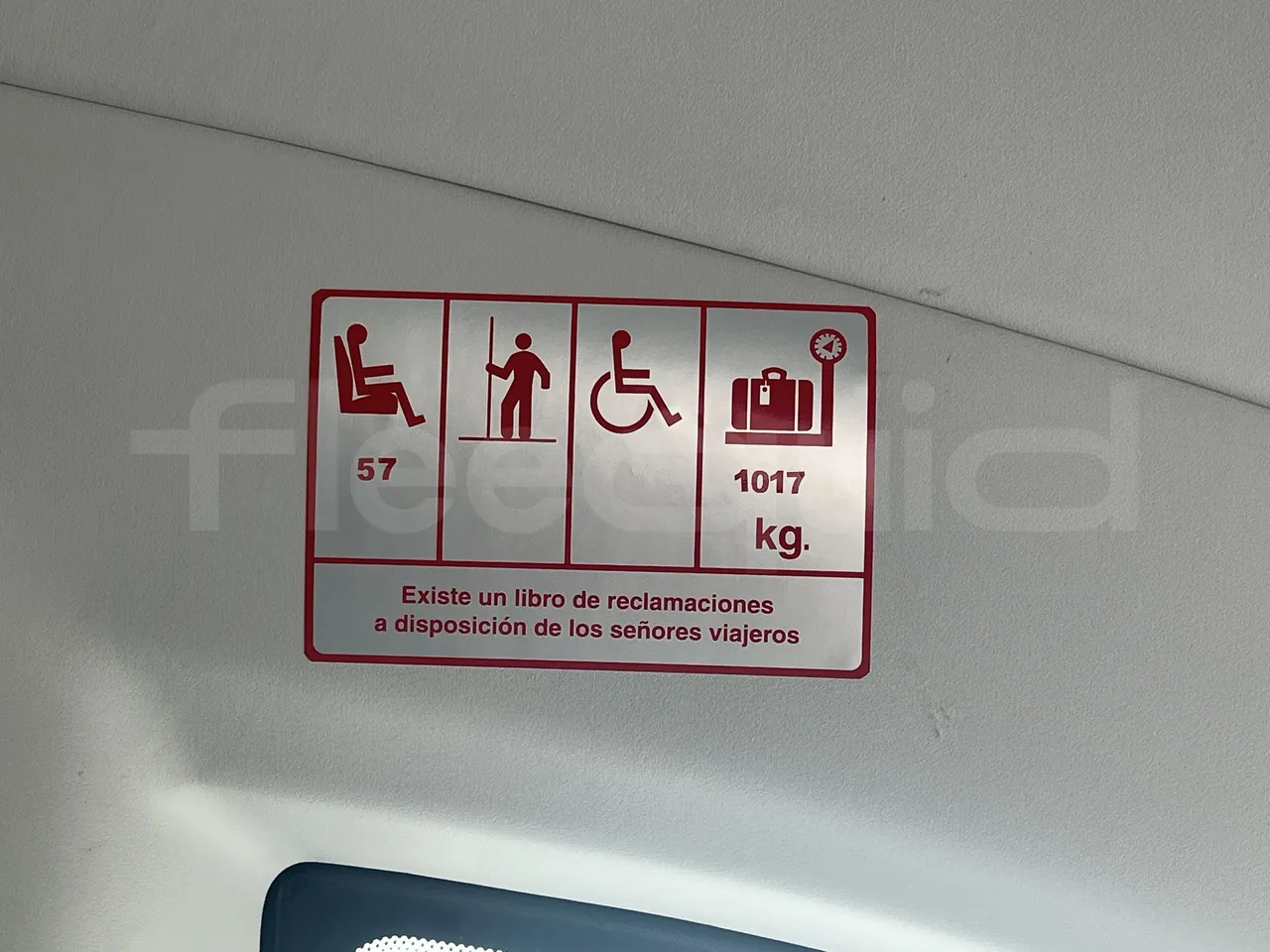Irizar i6s - Seats Plate