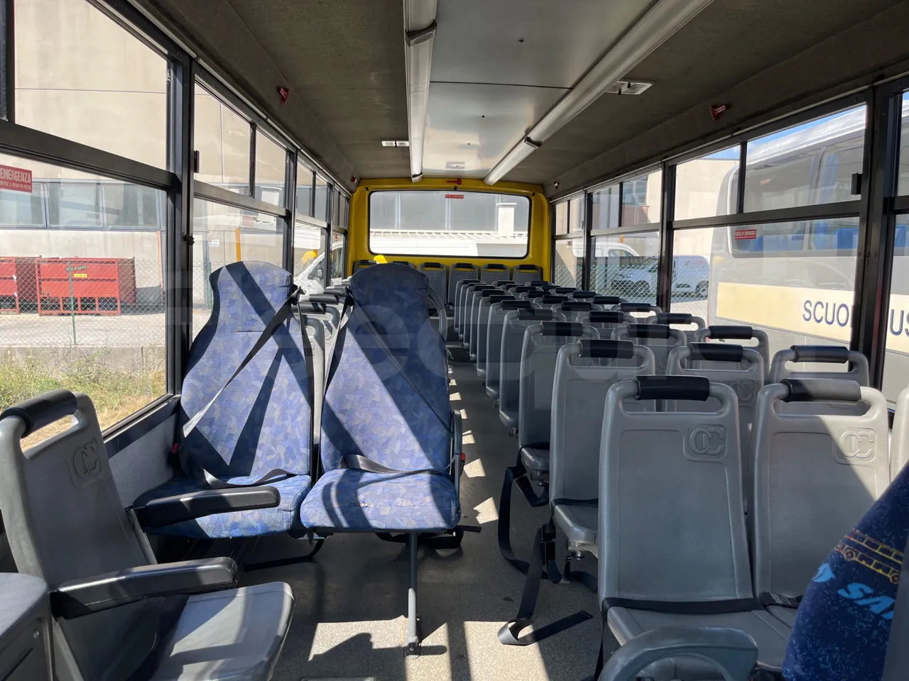 Iveco Cacciamali C5032 -EUR3 -154kW -9.3m - interior reverse seats driver height (mandatory for bus to scrap)