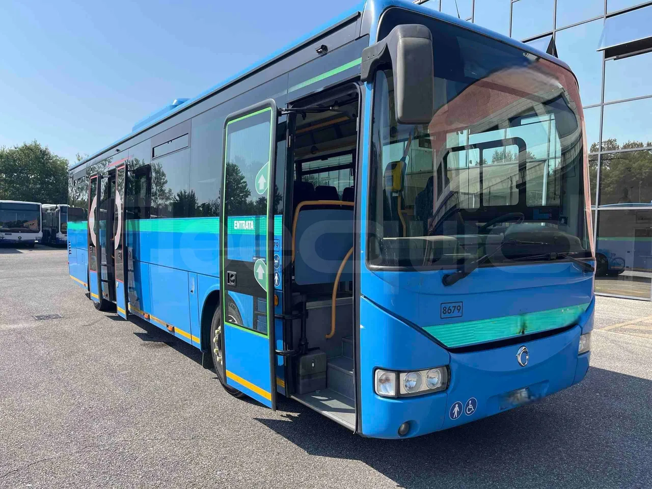 Iveco Crossway - 3/4 Front Right Side Doors Open