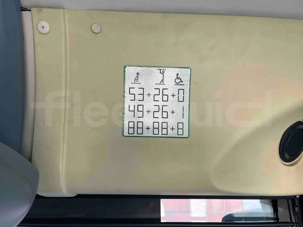 Iveco Crossway - Seats Plate