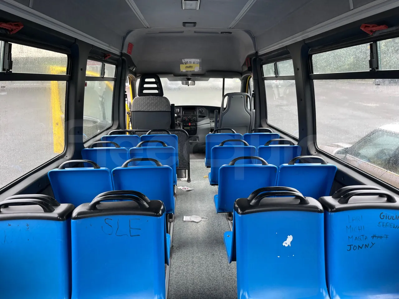 Iveco A50 A50-E4-21-B/ Euro 4 - 130 Kw - 6,948 Mt - forward view all seats last row height