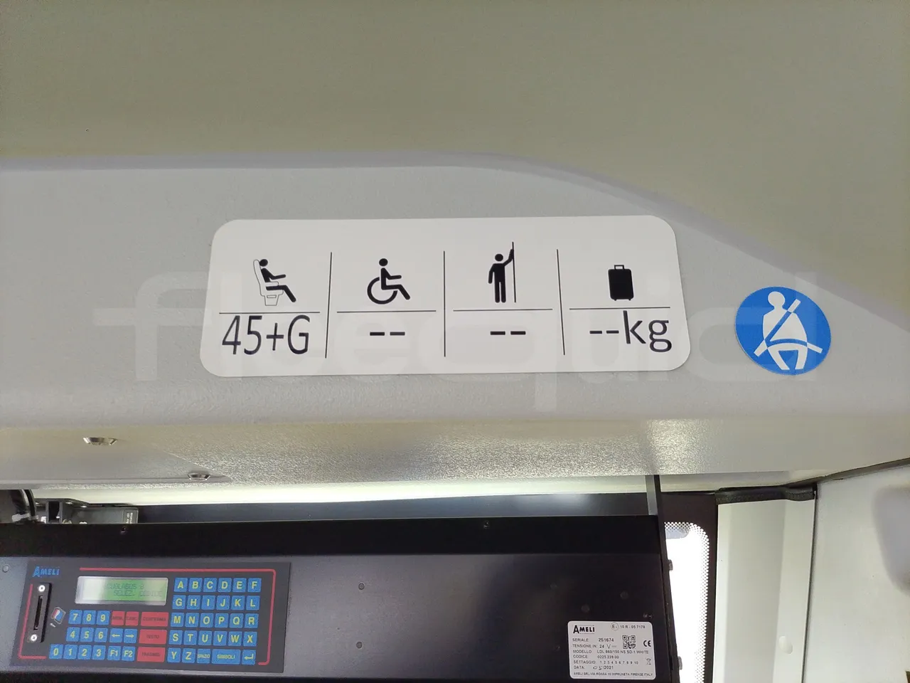 Iveco Indcar WGIVMY11 MOBI SCUOLABUS - EUR6 - 100Kw - 8,592m - seat plate photo