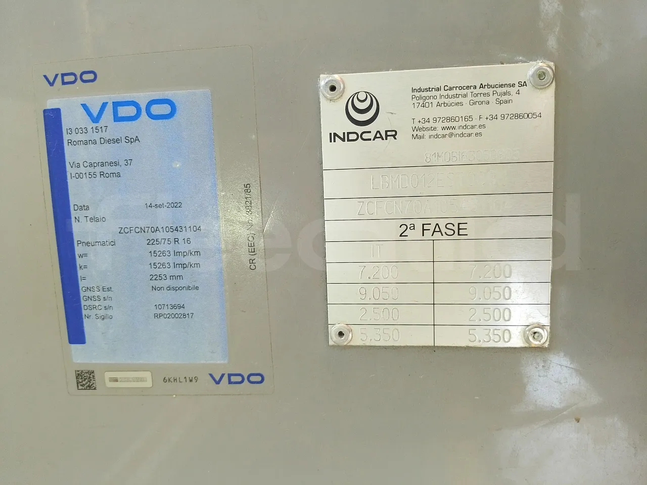 Iveco Indcar WGIVMY11 MOBI SCUOLABUS - EUR6 - 100Kw - 8,592m - vehicle plate photo