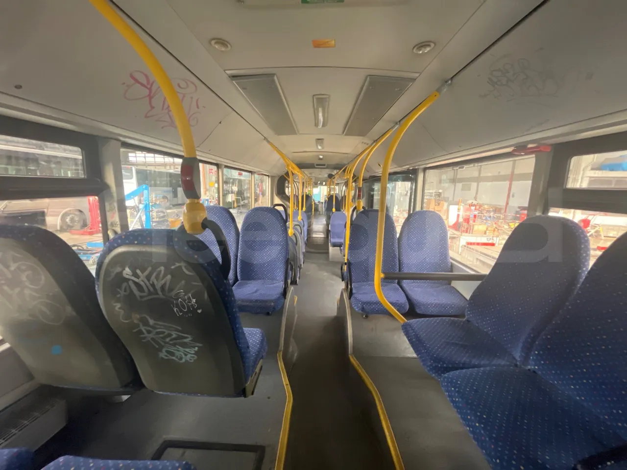 Man Lion's City A23 - Euro4 -257kW -18mt - forward view all seats last row height