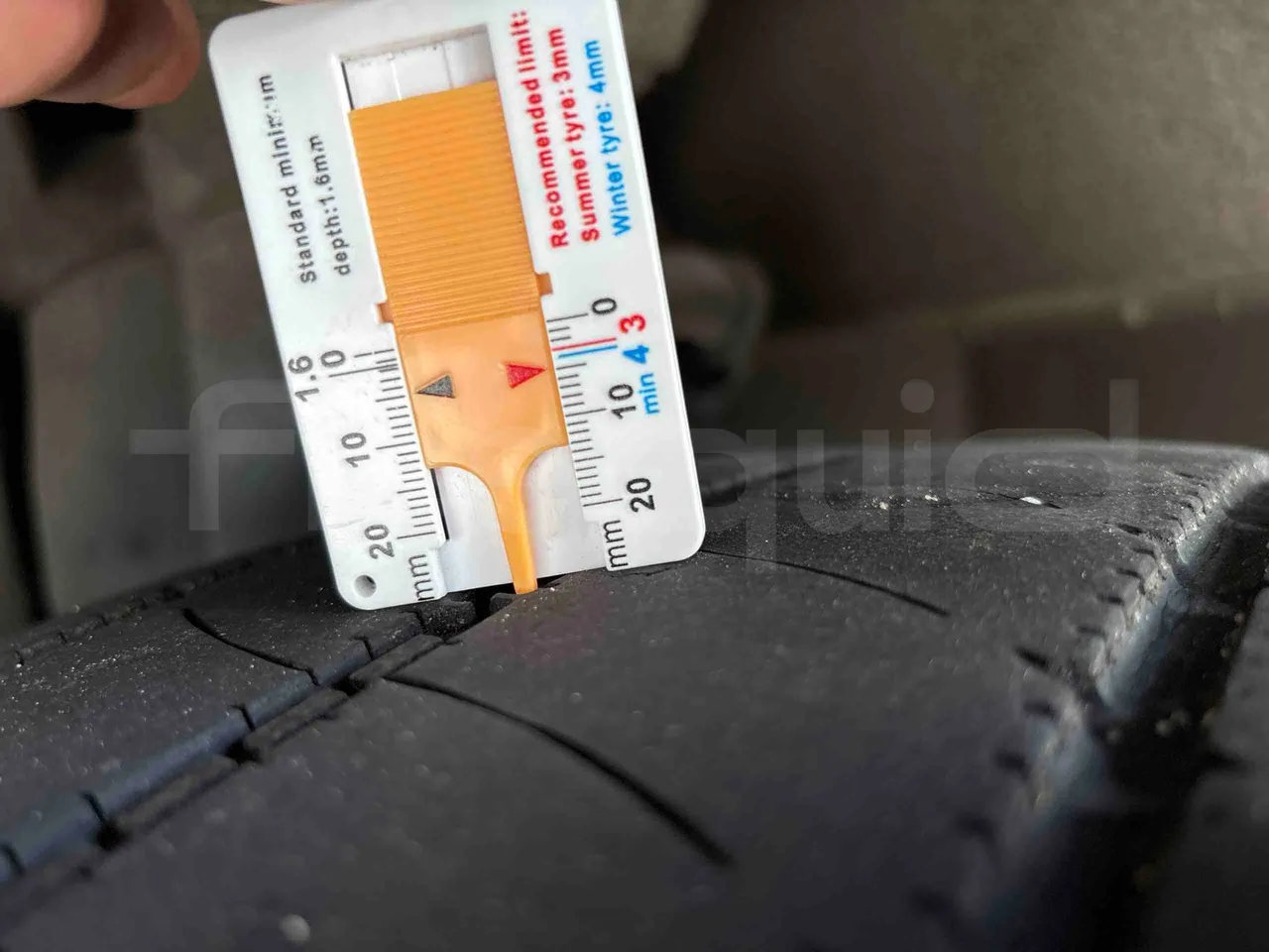 Temsa Safari - Second Axle Left Side: Tyre Tread