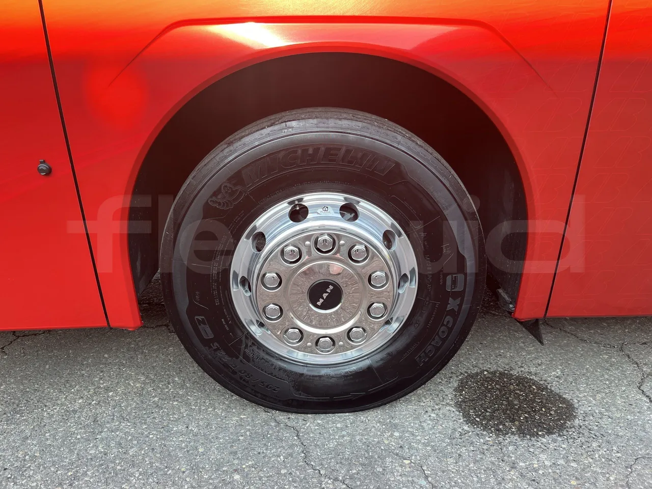 Man Lion's Coach L - First Axle Left Side: Complete Tyre