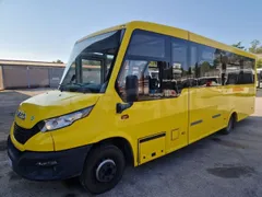 Iveco Indcar WGIVMY11 MOBI SCUOLABUS - EUR6 - 100Kw - 8,592m - 3/4 front left (mandatory for bus to scrap)