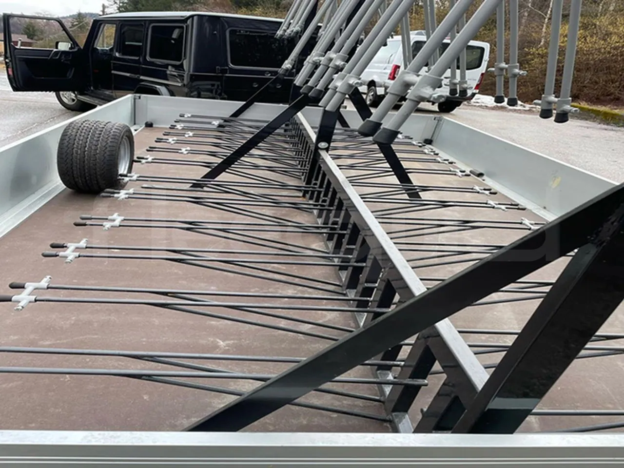 Humbaur HN 204121 Trailer - Euro0 - kW0 - 5.793mt - front photo