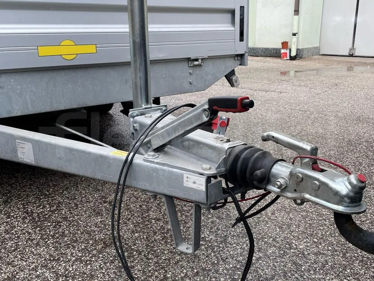 Humbaur HN 204121 Trailer - Euro0 - kW0 - 5.793mt - right side doors open