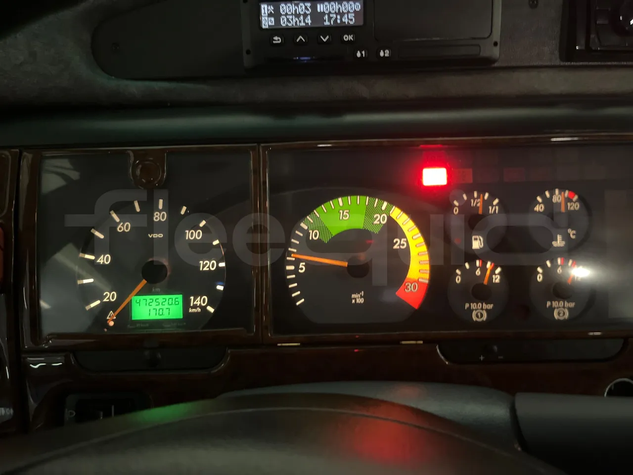Mercedes-Benz MB 818 S SITCAR TR1 - EUR3 - 130kW - 7.64m - dashboard lights on