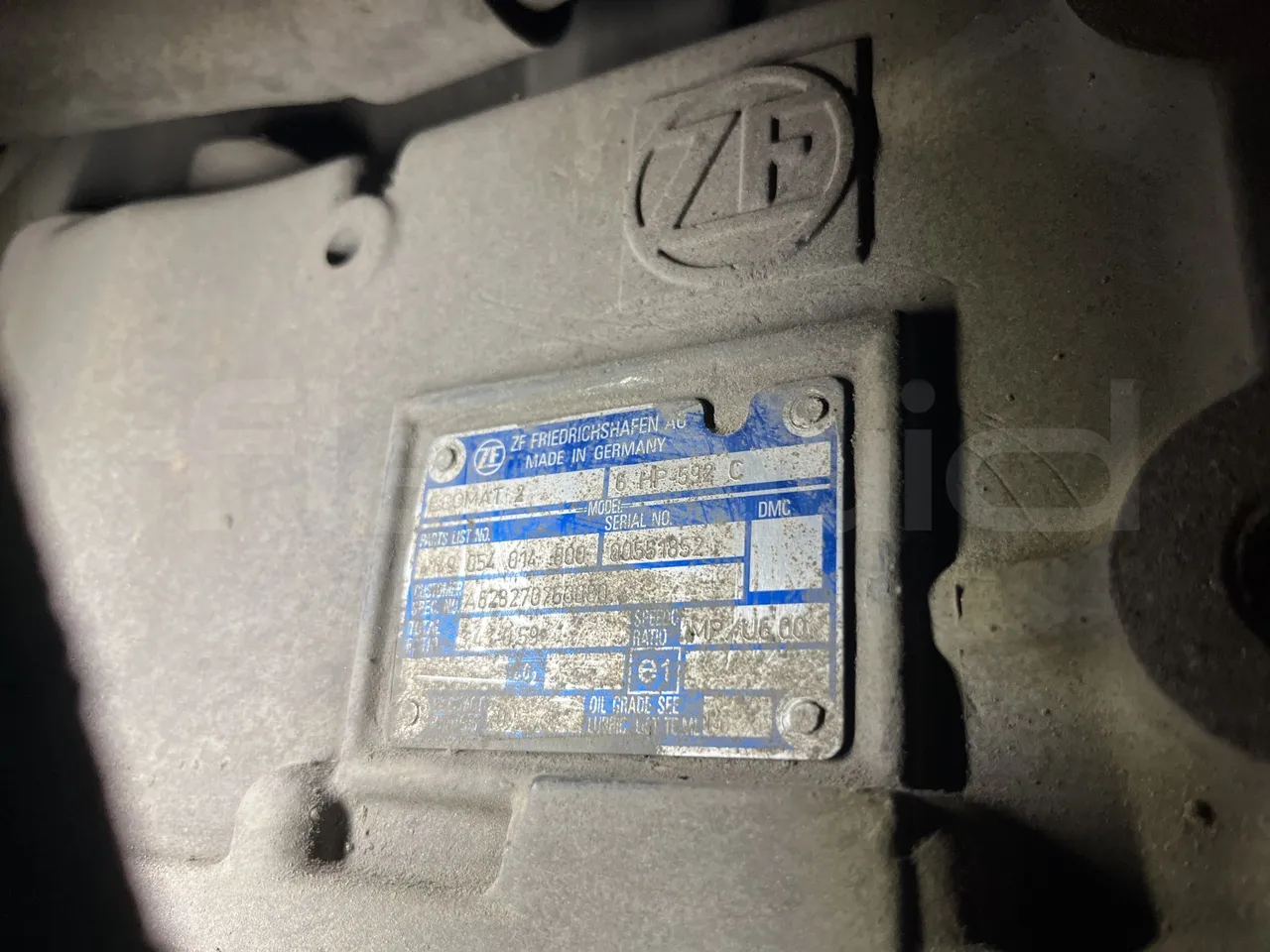 Mercedes-Benz Integro - Gearbox Plate