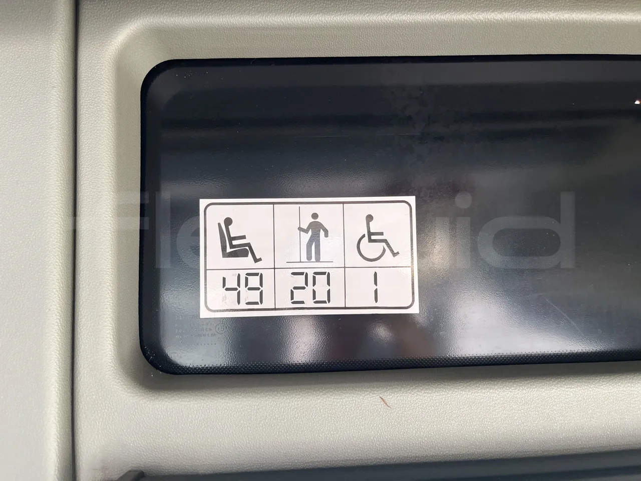 Mercedes-Benz Integro - Seats Plate
