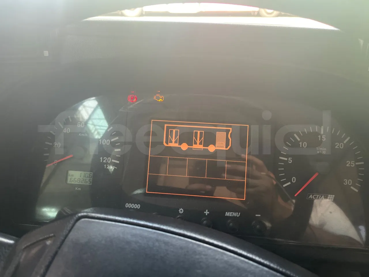 Iveco Citelis - dashboard lights on