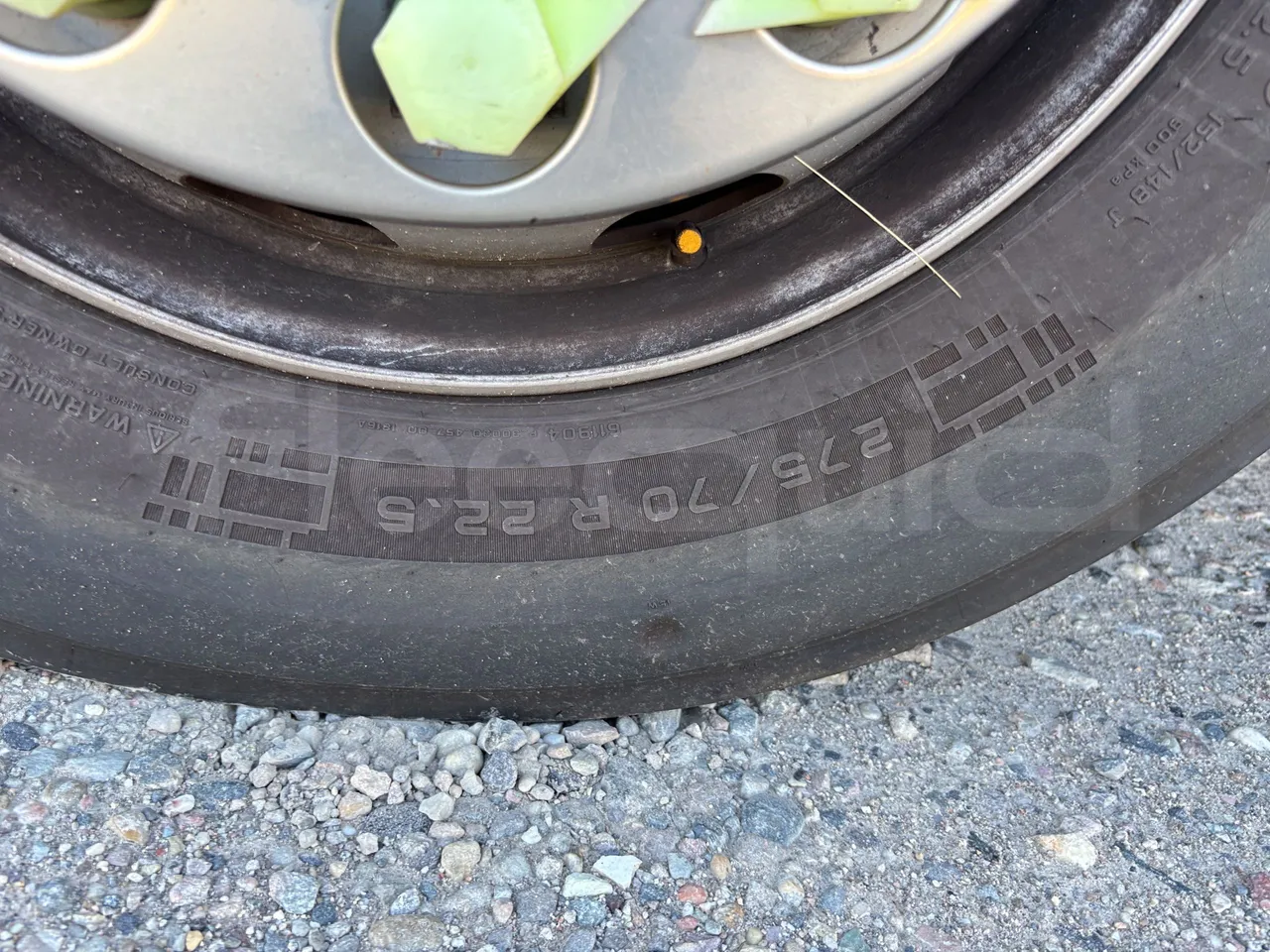 Solaris Urbino - First Axle Left Side: Tyre Size