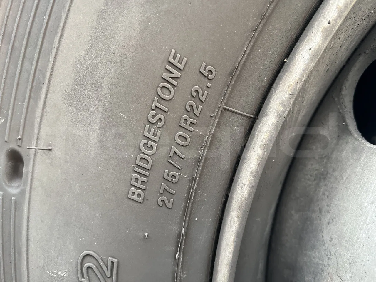 Iveco Heuliez Gx117 - First Axle Left Side: Tyre Size
