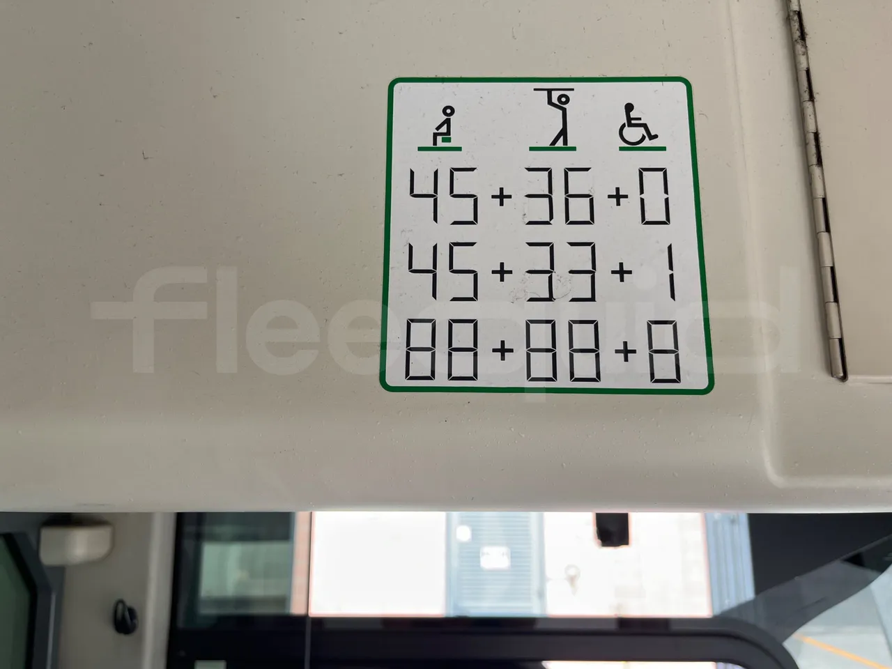 Iveco Crossway Low Entry CBLE4/00 - EUR6 - 265kW - 12.150m - seat plate photo