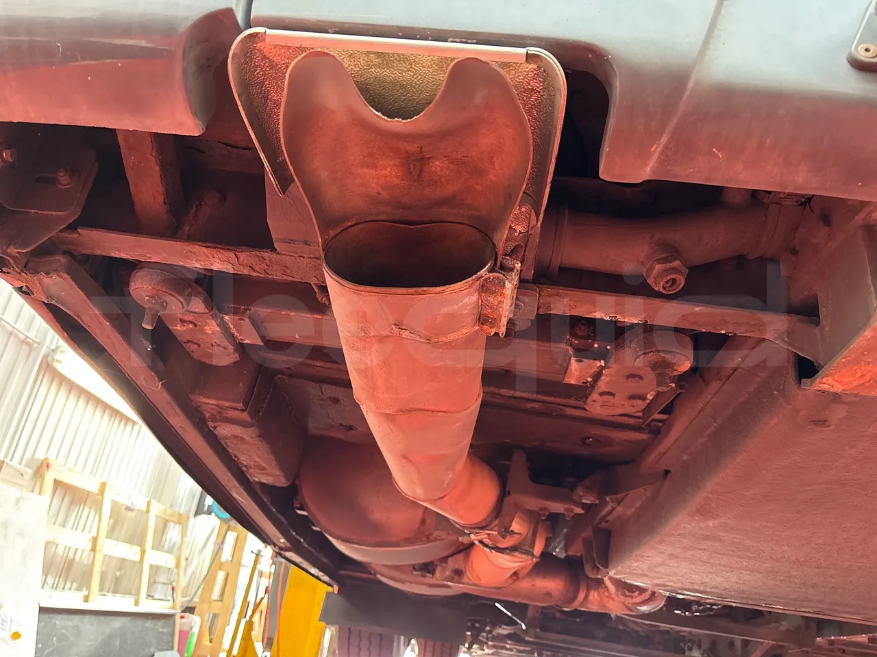 Van Hool Astromega TDX27 - EUR6 - 375kW - 14.105m - exhaust photo