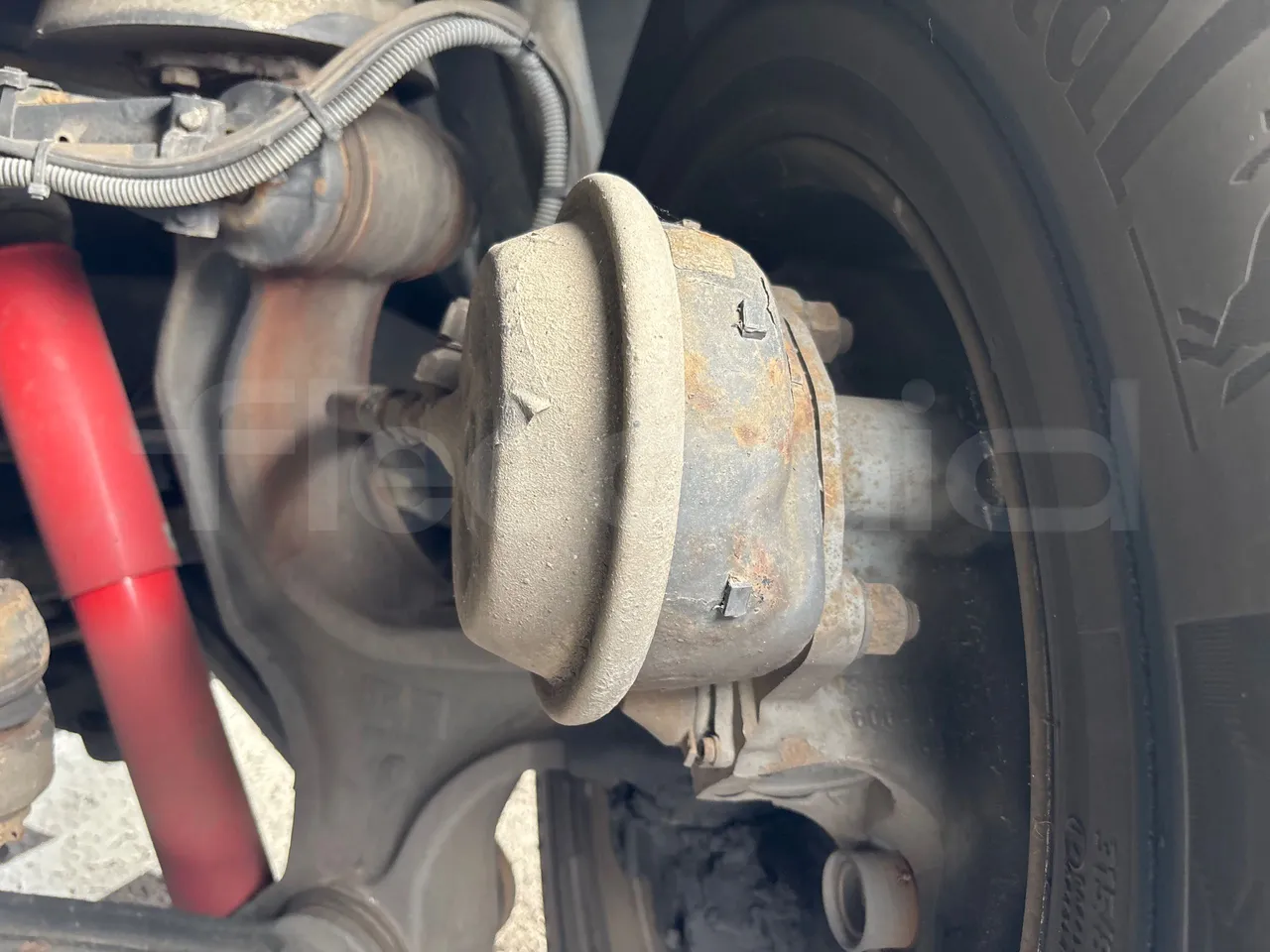 Van Hool Astromega TDX27 - EUR6 - 375kW - 14.105m - front brake calipers left