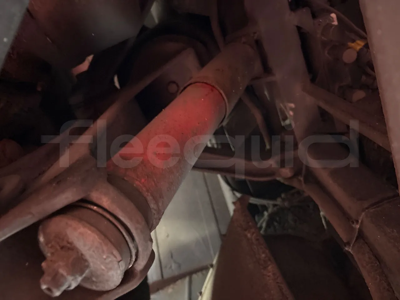 Van Hool Astromega TDX27 - EUR6 - 375kW - 14.105m - axel 3 shock absorbers 1 left