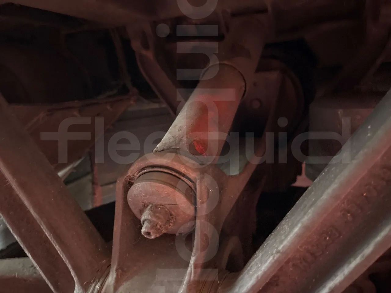 Van Hool Astromega TDX27 - EUR6 - 375kW - 14.105m - axel 3 shock absorbers 1 right