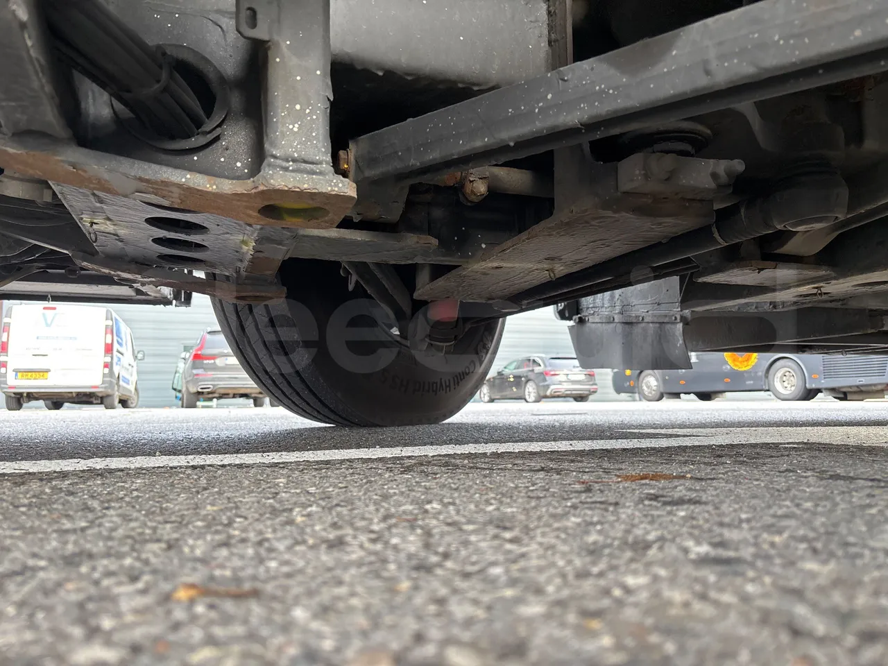 Van Hool Astromega TDX27 - EUR6 - 375kW - 14.105m - front axle left side