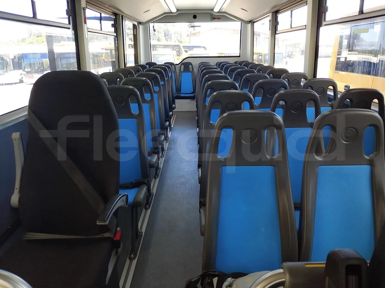 Iveco Indcar WGIVMY11 MOBI SCUOLABUS - EUR6 - 100Kw - 8,592m - interior reverse seats driver height (mandatory for bus to scrap)