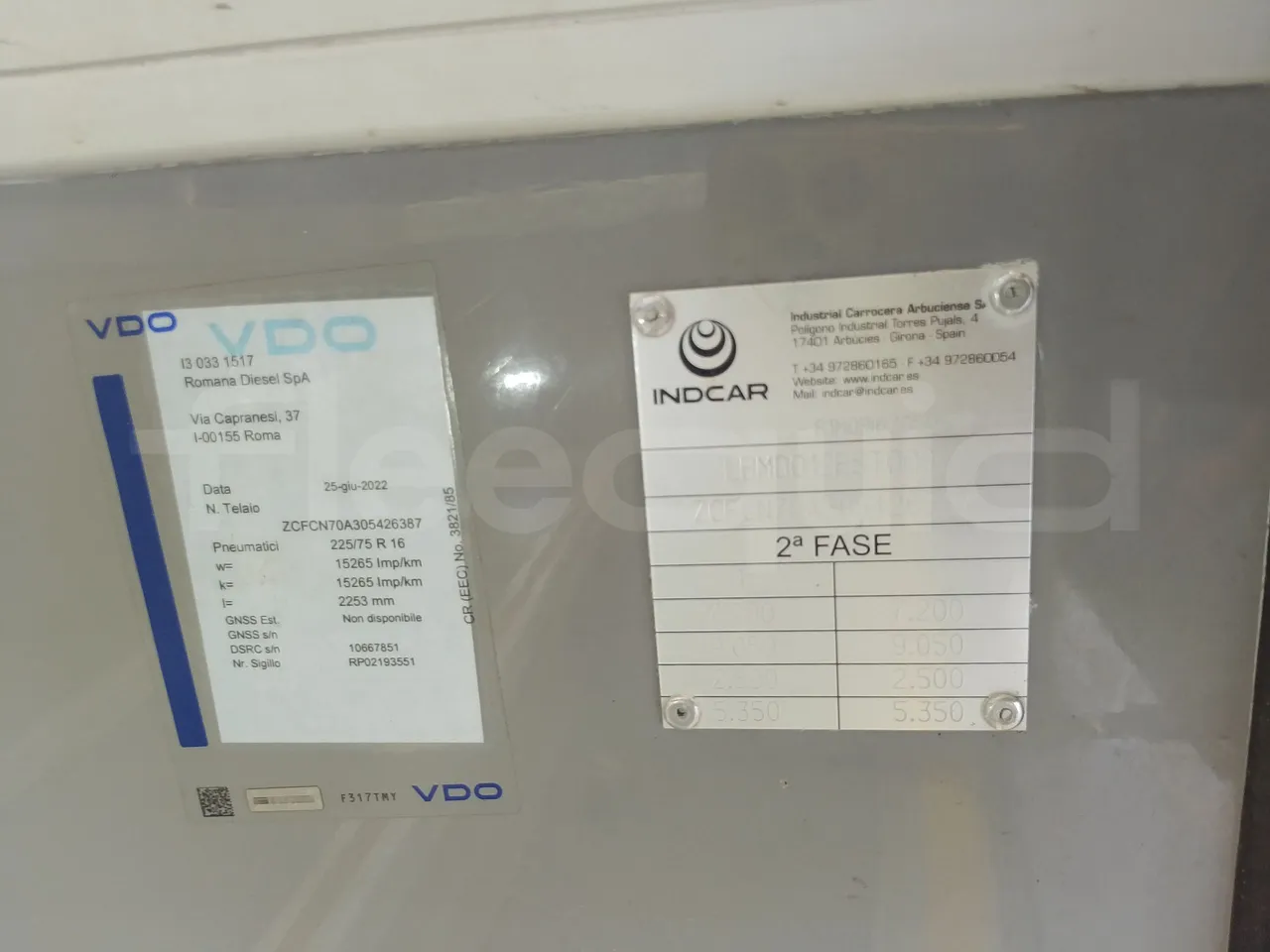 Iveco Indcar WGIVMY11 MOBI SCUOLABUS - EUR6 - 100Kw - 8,592m - vehicle plate photo