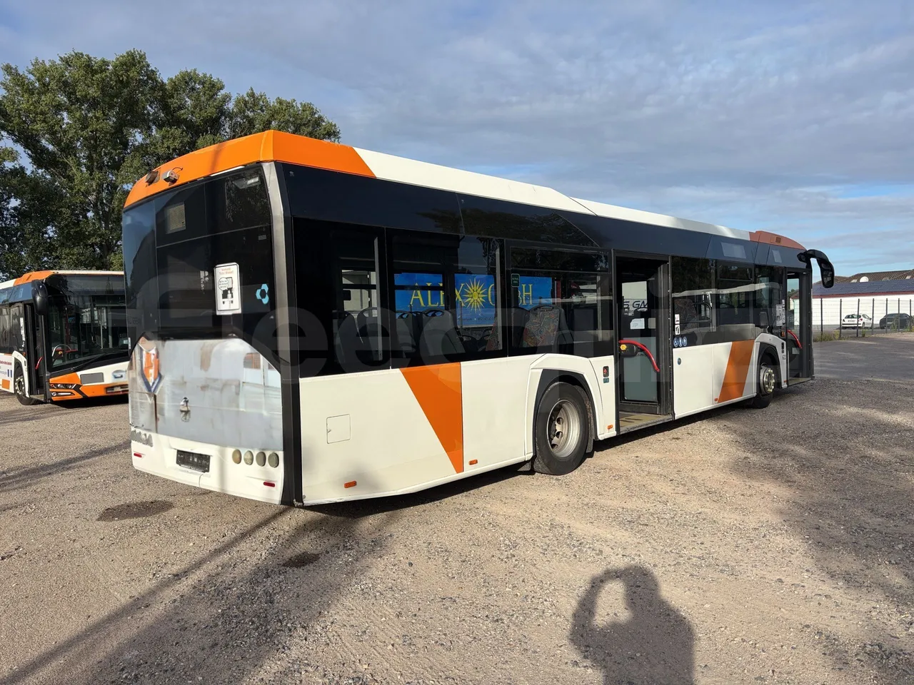 Solaris Urbino - 3/4 Rear Right Side Doors Open