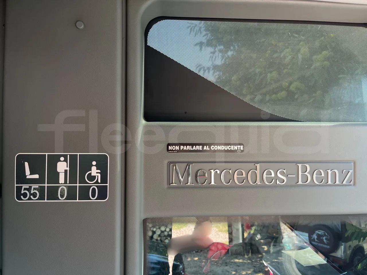 Mercedes-Benz Tourismo RHD L-EUR6-315Kw-13,99m - seat plate photo