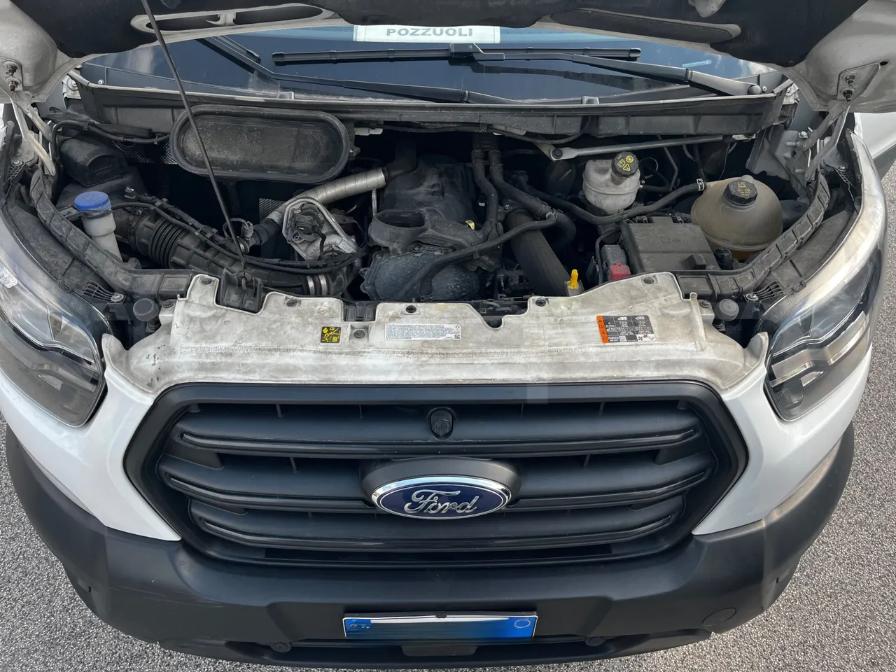 Ford Transit FBD - Euro 6 - 125 kW - 6.704 mt - rear hatch open