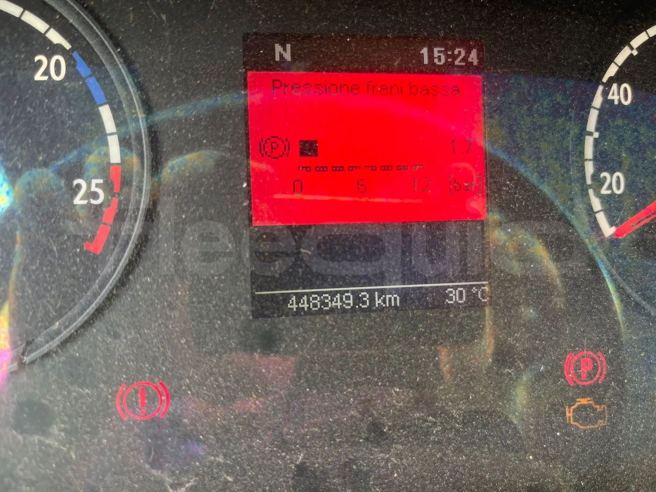 Scania Citywide LF CN 280/ Euro 6 - 206 Kw - 12 Mt - dashboard lights on
