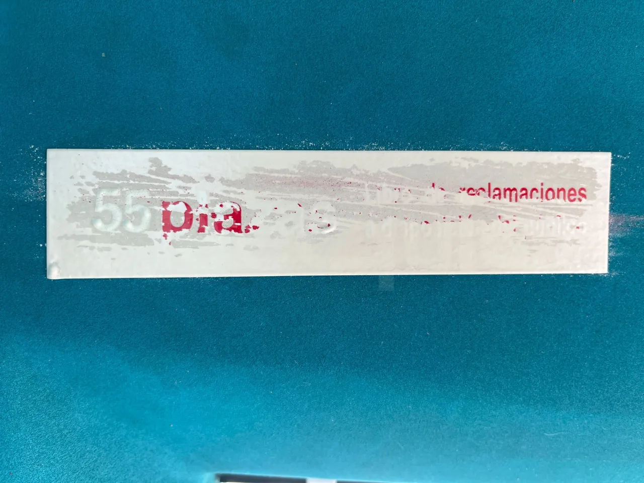 Scania Irizar Century K124EB - Euro2 - 265kW - 12.850mt - seat plate photo