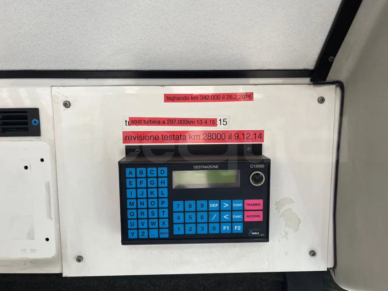 Iveco Cacciamali 65C/E4 - Euro 4 - 130 kW - 7.430 mt - command unit indicators