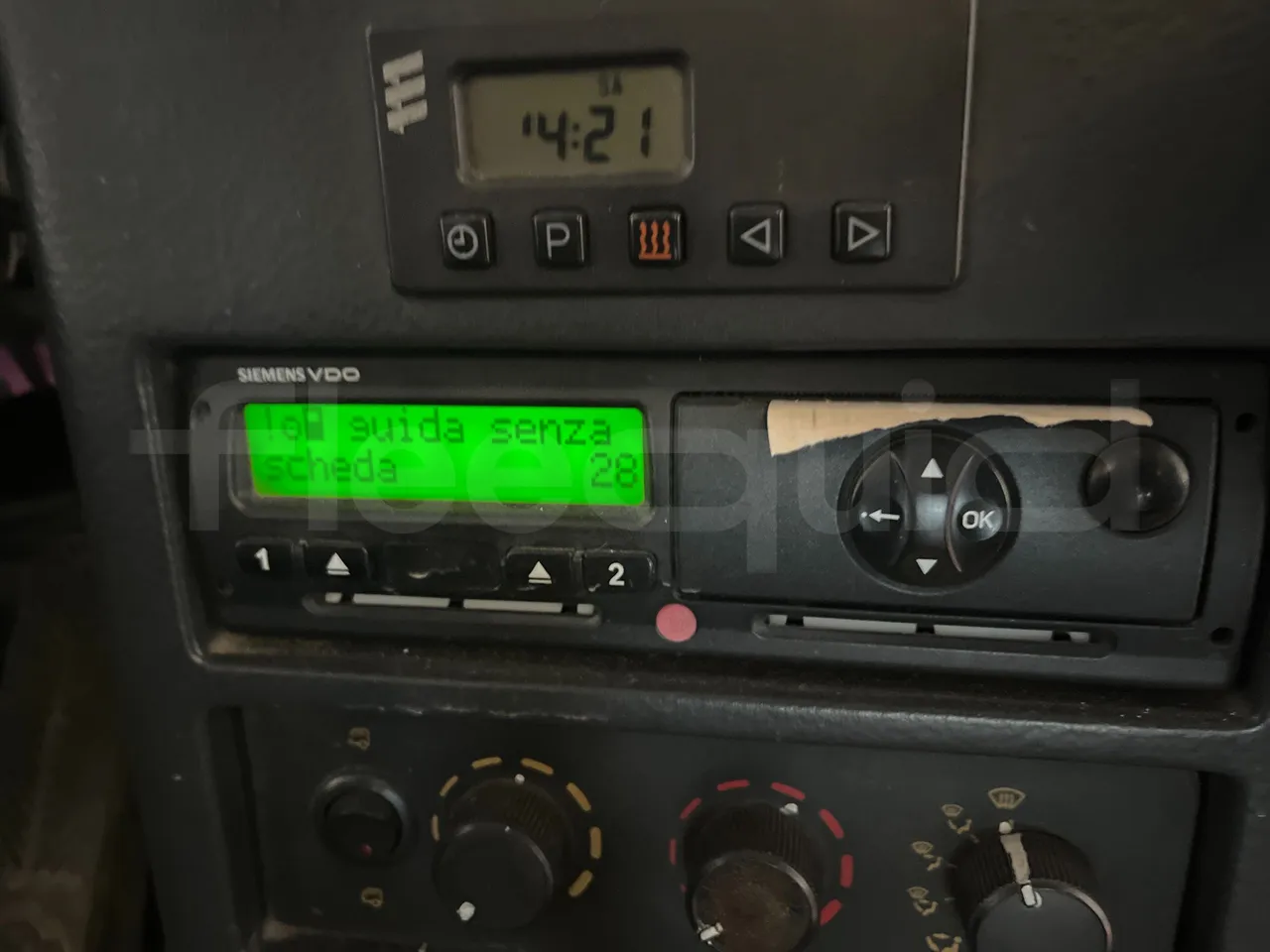 Temsa Safari - Tachograph