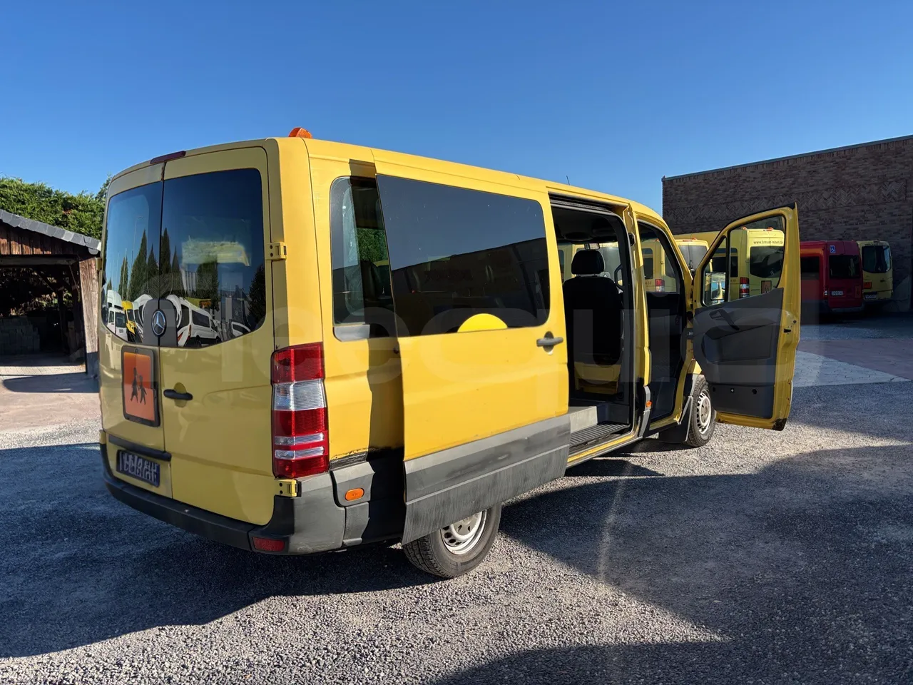 Mercedes-Benz Sprinter - 3/4 Rear Right Side Doors Open