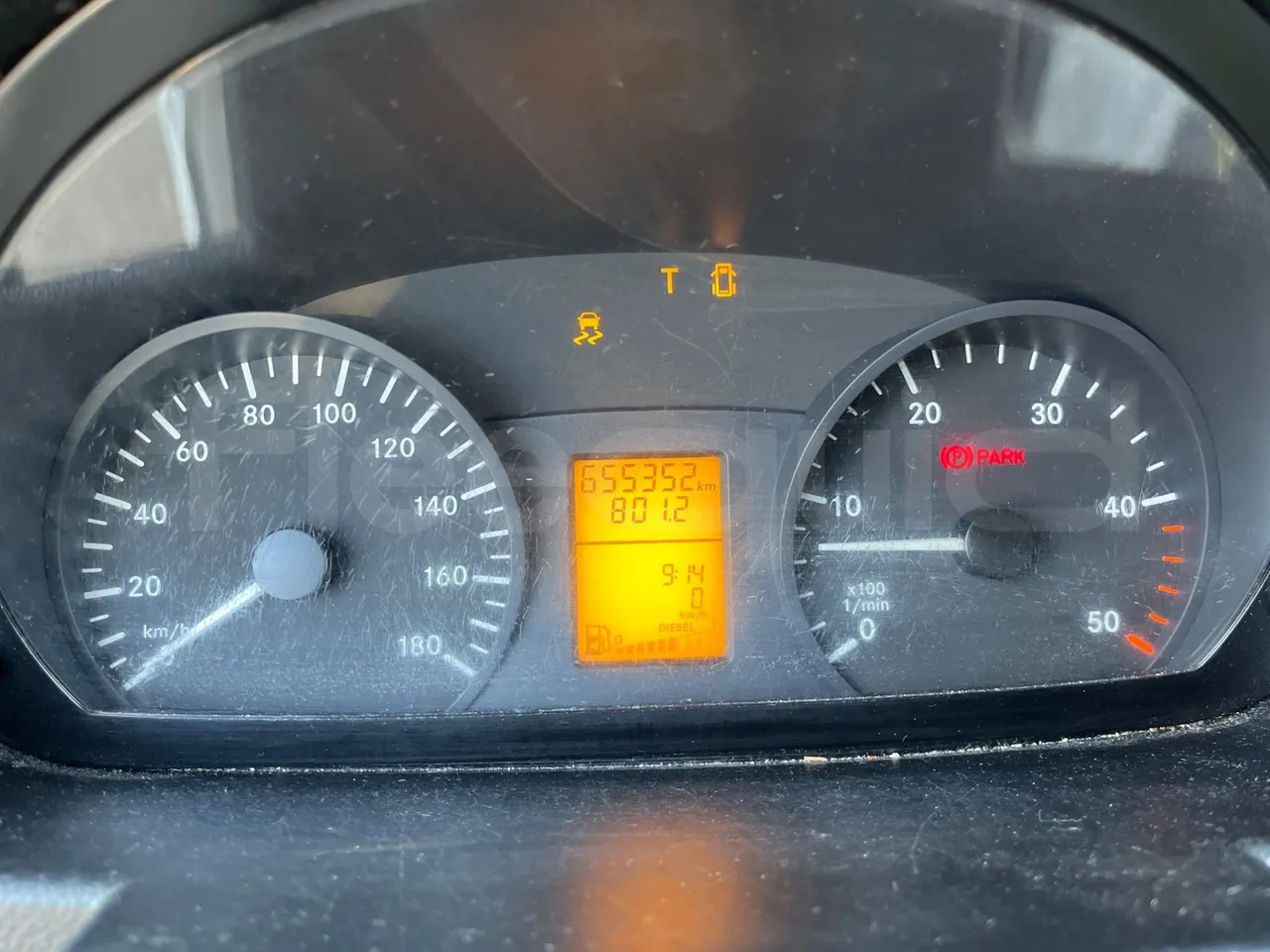 Mercedes-Benz Sprinter 519 - Euro6 - 140kW - 7.400mt - dashboard lights on