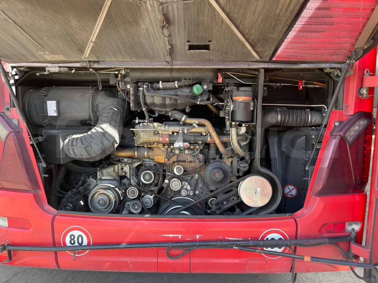 Setra S 531 DT S 531 DT/ Euro 6 - 375 KW - 14 Mt - rear hatch open