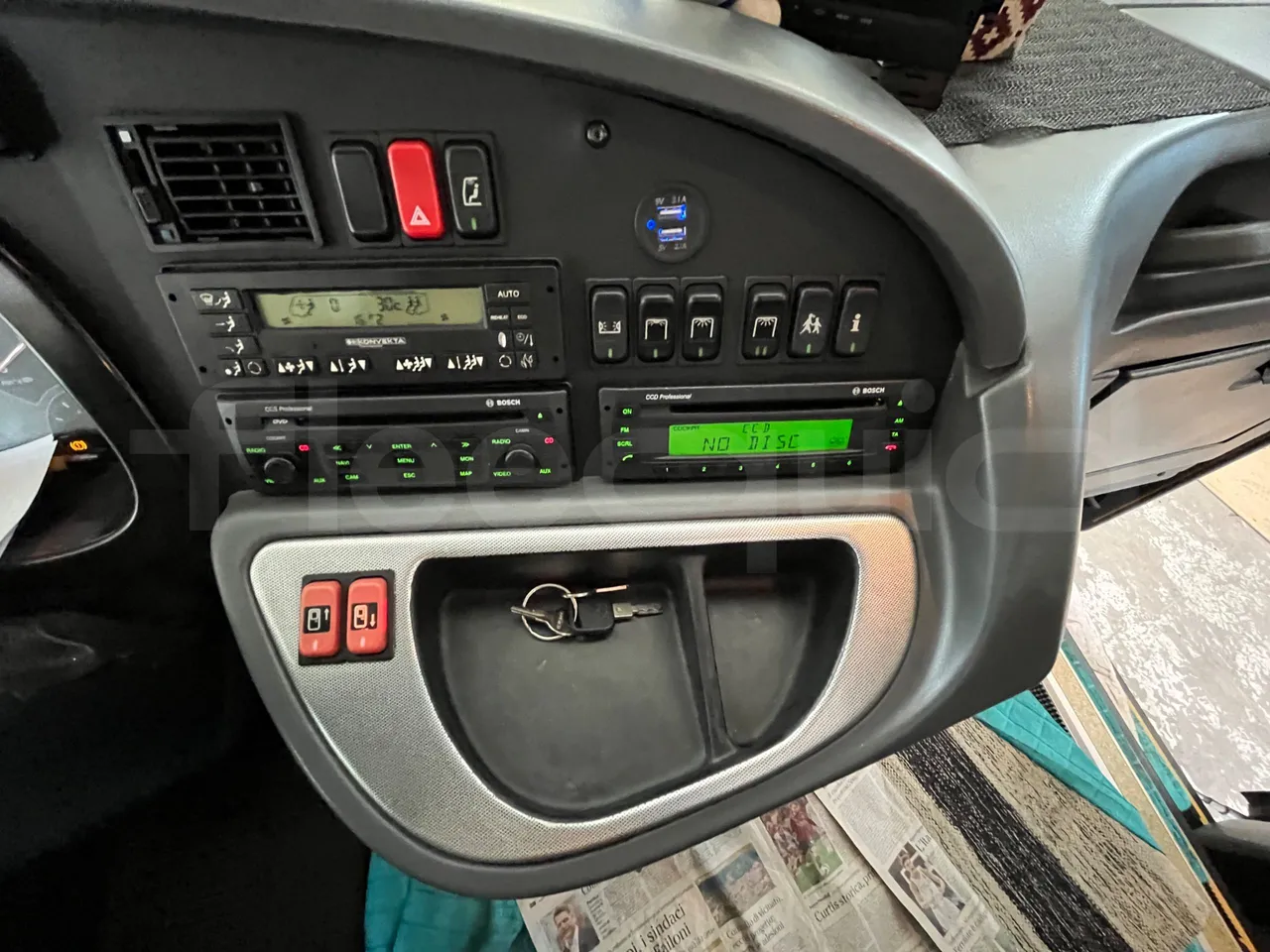Mercedes-Benz Tourino O 510 - EUR5/210Kw/9.35Mt - buttons panels on (mandatory for bus to scrap)