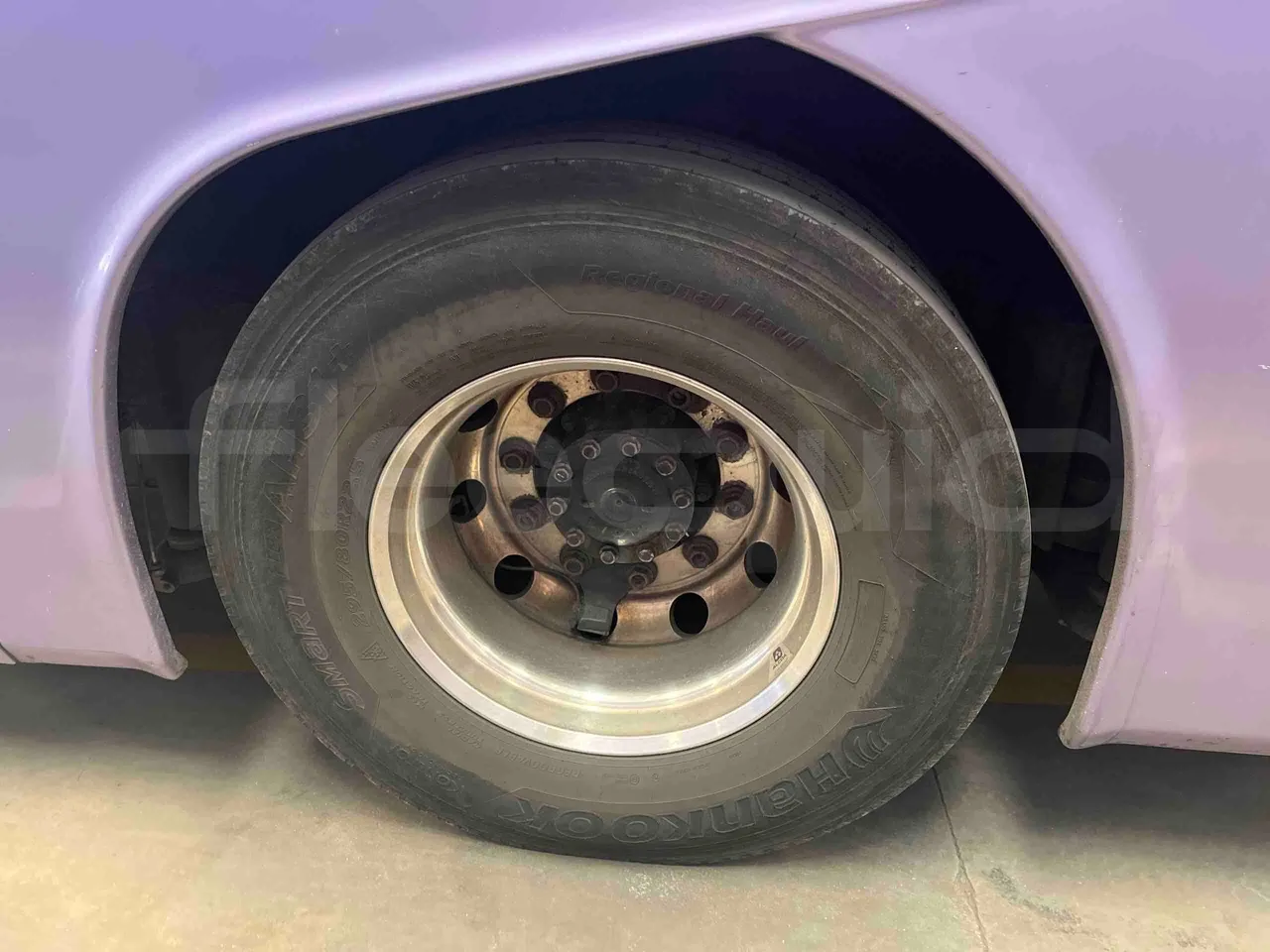 Man Noge - Second Axle Left Side: Tyre Tread