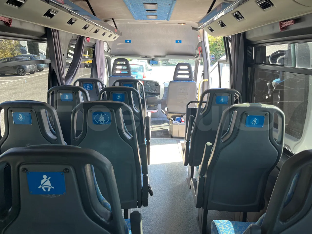 Iveco Daily A50C - EUR3 - 107kW - 6.948m - forward view all seats last row height