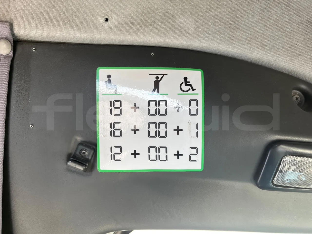 Iveco Daily A50C - EUR3 - 107kW - 6.948m - seat plate photo