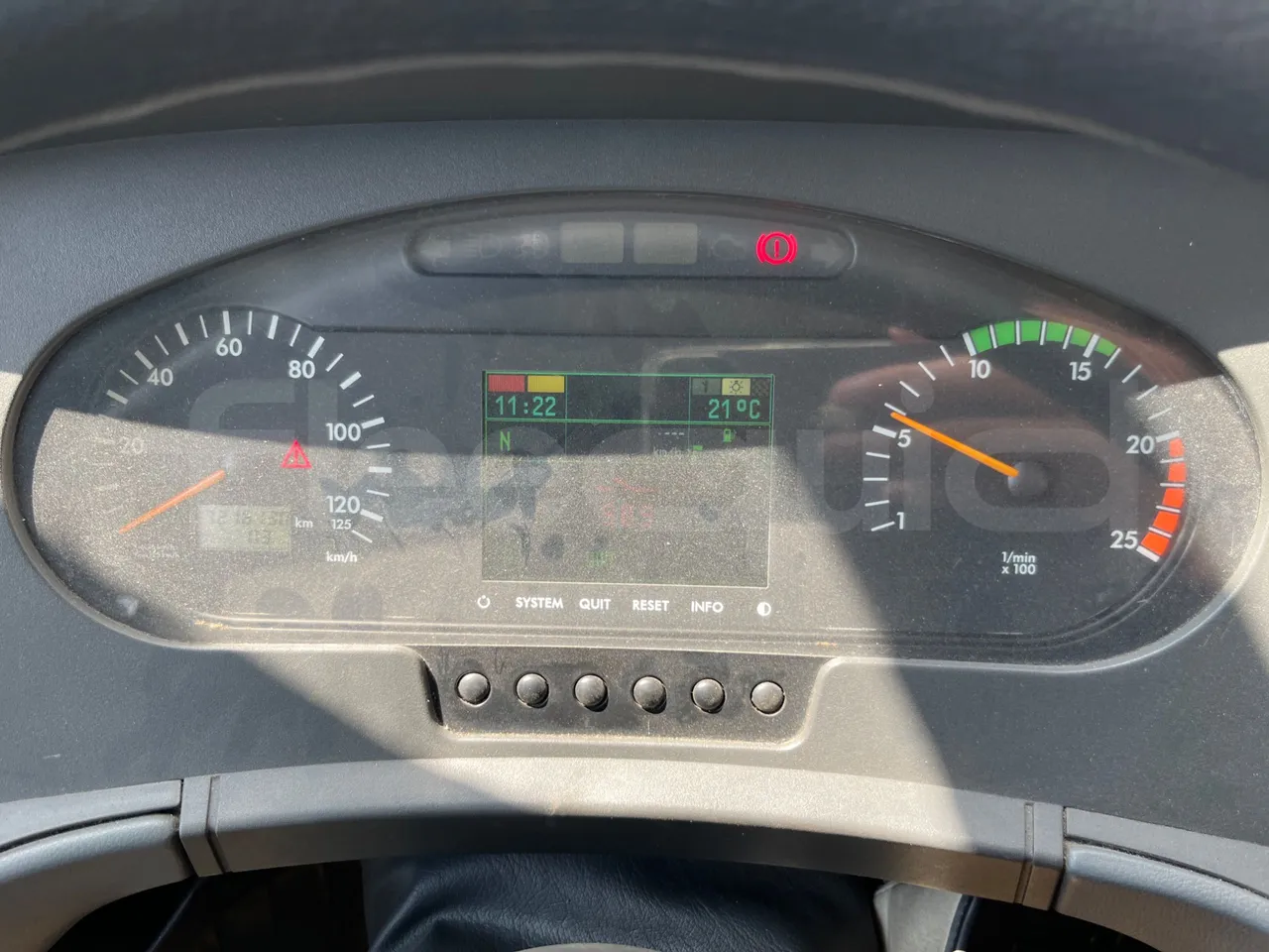 Setra S 417 S417 HDH/ Euro 4 - 350 Kw - 13,85 Mt - dashboard lights on