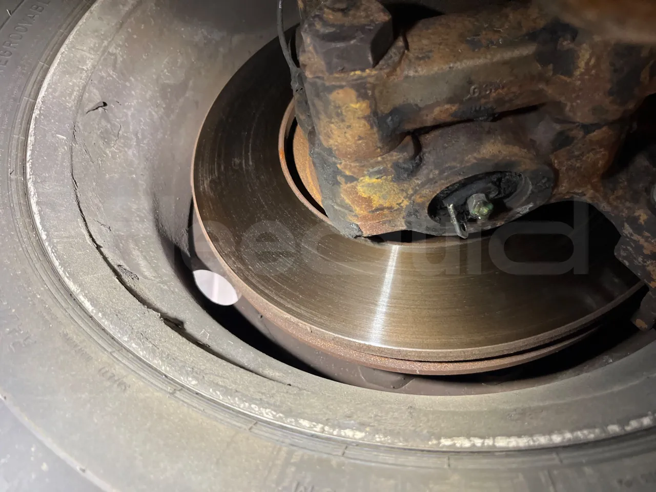 Setra S 417 S417 HDH/ Euro 4 - 350 Kw - 13,85 Mt - front discs left