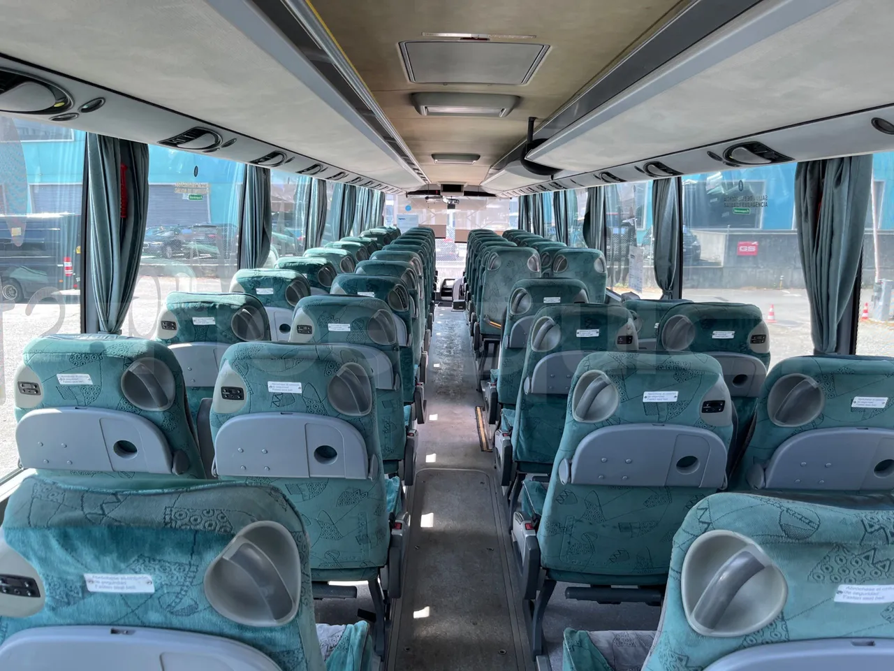 Setra S 417 S417 HDH/ Euro 4 - 350 Kw - 13,85 Mt - forward view all seats last row height