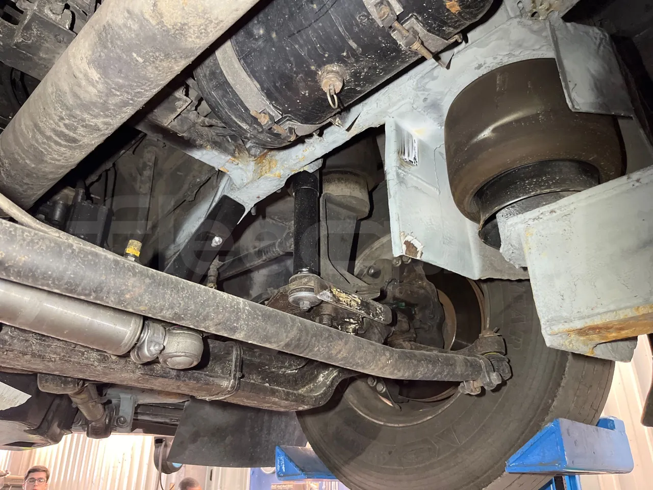 Setra S 417 S417 HDH/ Euro 4 - 350 Kw - 13,85 Mt - axle 3 left side