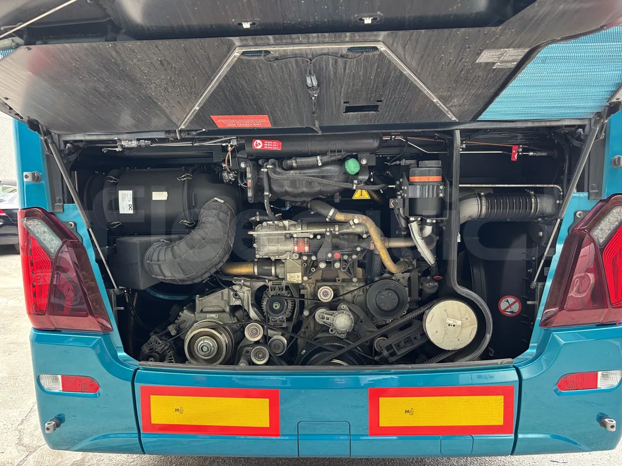 Setra S531 - Rear Hatch Open