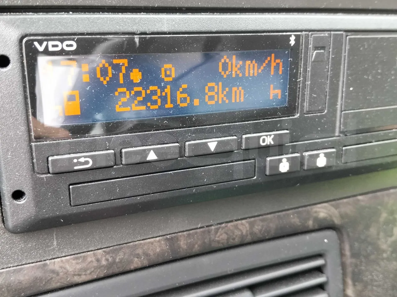 Setra S531 - Tachograph