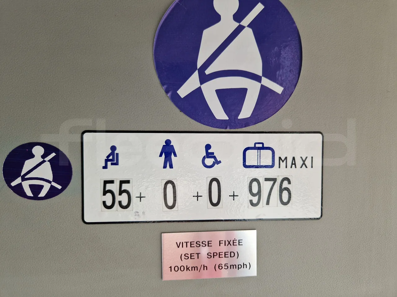 Iveco Evadys SFR130 -EUR5-279kW -11.995m - seat plate photo